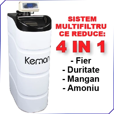 Sistem Multifiltru - Deferizare - Dedurizare - Demanganizare - TKMIX 25 - Cabinet Keman (NOU)