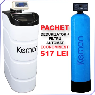 Cel mai MIC PRET la pachet  Filtru  AUTOMAT TKF 25 + Dedurizator TKS 25 - Oferta LIMITATA !