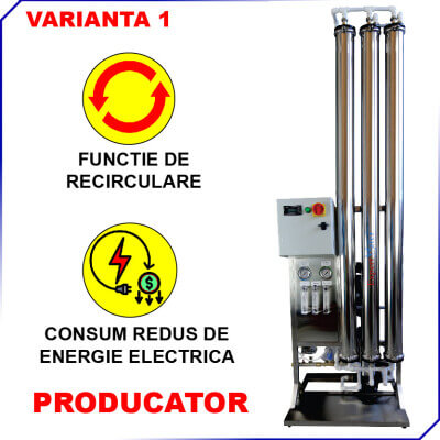 Osmoza Inversa 2000 l/h - Demineralizare Industriala EWRO 2000