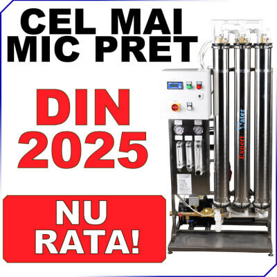 Osmoza Inversa 1250 l/h  - Demineralizare Industriala - EWRO 1250
