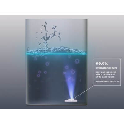 Dozator apa Expert Water - Apa rece - Apa calda - RO 75 EWHC - PEARL - UV LED - Image 3